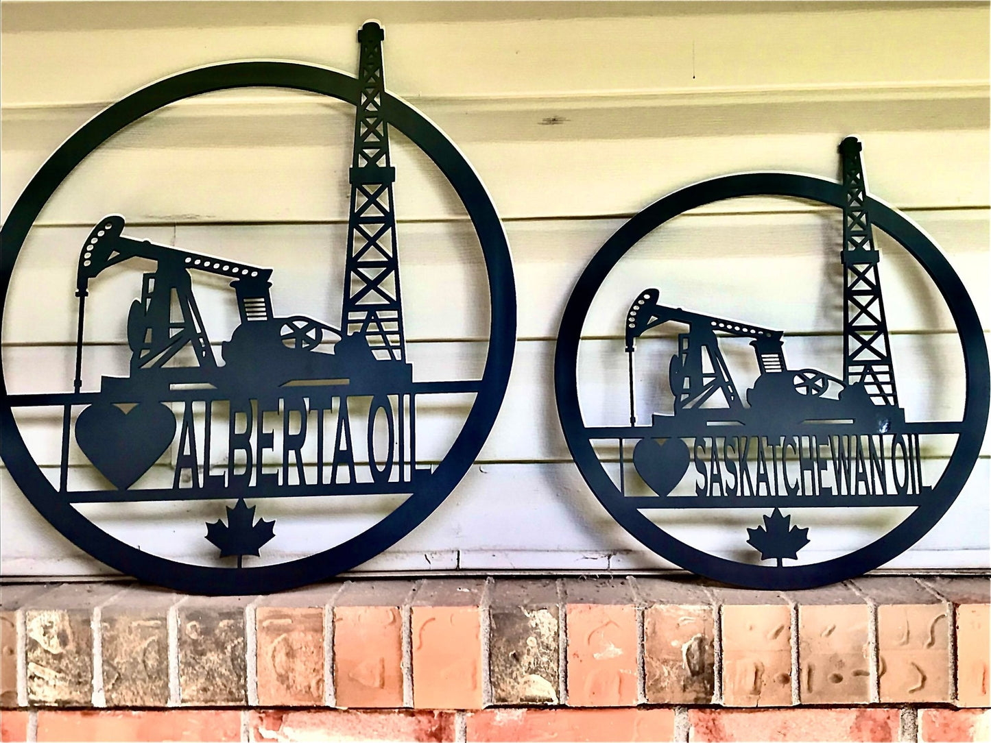 Oil and gas wooden signs - Gas City Creative Design & Event https://www.facebook.com/gascitycreative/