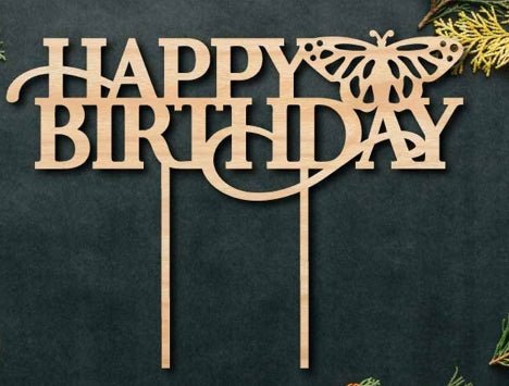 Cake Toppers~ Happy Birthday - Gas City Creative Design & Event https://www.facebook.com/gascitycreative/