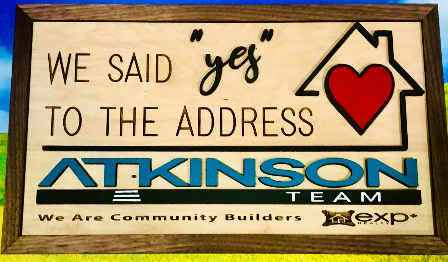 We said yes to the address sign - Gas City Creative Design & Event https://www.facebook.com/gascitycreative/